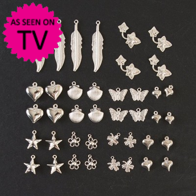 Silver-Plated Charms Assortment